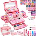 Kids Makeup Kit for Girl -Washable Princess Play Toy，Birthday Gift Age 4‑12