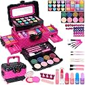 Kids Makeup Kit for Girl -Washable Princess Play Toy，Birthday Gift Age 4‑12