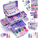 Kids Makeup Kit for Girl -Washable Princess Play Toy，Birthday Gift Age 4‑12
