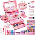 Kids Makeup Kit for Girls - Washable Pretend Play Make‑Up Cosmetic Toy Set