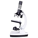 Kids Microscope 300X-1200X monocular Straight Microscope Objective Lens