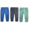 Kids Multicolor Plain Casual &amp; Regular Fit Pyjama Solid Polyester Comfort Lower Pack of 3