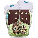 Kids Need Leakage Proof cloth diaper for babies 0 to 3 years High Absorbent 1 Reusable diaper cover 2 Insert pad combo Pack 5-18Kg Adjustable free size Washable Pocket cloth diapers for babies P52