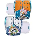 Kids Need Leakage Proof cloth diaper for babies 0 to 3 years High Absorbent 2 Reusable diaper cover 2 Insert pad combo Pack 5-18Kg Adjustable free size Washable Pocket cloth diapers for babies P27