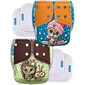 Kids Need Leakage Proof cloth diaper for babies 0 to 3 years High Absorbent 2 Reusable diaper cover 4 Insert pad combo Pack 5-18Kg Adjustable free size Washable Pocket cloth diapers for babies P65