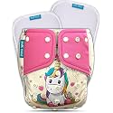 Kids Need Leakage Proof cloth diaper for babies 0 to 3 years High Absorbent 1 Reusable diaper cover 2 Insert pad combo Pack 5-18Kg Adjustable free size Washable Pocket cloth diapers for babies P53