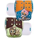 Kids Need Leakage Proof cloth diaper for babies 0 to 3 years High Absorbent 2 Reusable diaper cover 2 Insert pad combo Pack 5-18Kg Adjustable free size Washable Pocket cloth diapers for babies P21