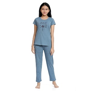 Kids Night Suit for Girls - Cotton