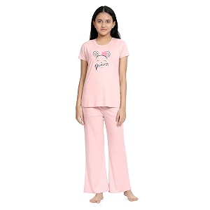 Kids Night Suit for Girls - Cotton