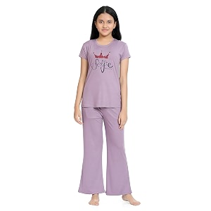 Kids Night Suit for Girls - Cotton