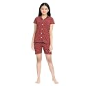 Kids Night Suit for Girls - Cotton