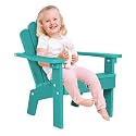 FUNBERRY Kids Outdoor Chair, Kids Adirondack Chairs, Toddler Outdoor Chair