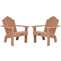 Kids Outdoor Chair, Kids Adirondack Chairs Set of 2, Toddler Outdoor Chair