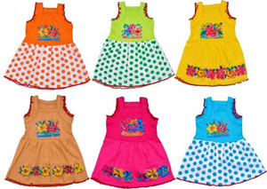 KIDS PARYANIS Baby Girls Midi Knee Length