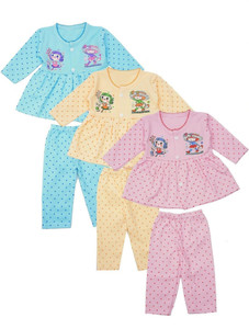 KIDS PARYANIS Baby Girls PartyFestive Top Pyjama