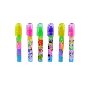 kids pen shape eraser for school kids or  birthday return gift- stacking  pen type erasers for kids pack of 24