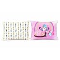 Kids Pillow Pack of 2, 12x18 Inch Soft Polyester Fabric, Cute Cartoon Prints (Giraffe & Zebra Pattern + Unicorn Car Rainbow), Baby Pillow for 1–5 Years, Neck Support Cushion Set