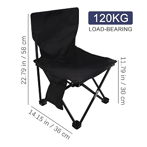 kids portable folding camping chair with carry bag compact outdoor folding seat for children lightweight picnic chair for camping beach garden and travel