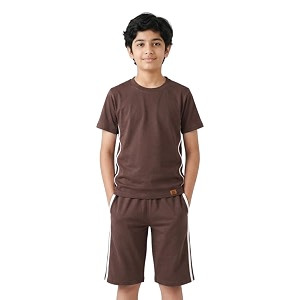 Kids Premium Cotton T-Shirt Shorts Set
