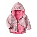 Kids Printed Hooded Fleece Jacket Sherpa Lined