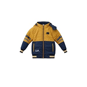 Kids Puffer Jacket Polyester Long Sleeve Water