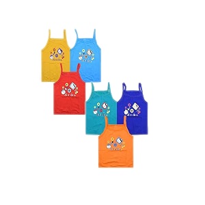 Kids Pure Cotton Plain Sphagetti Tank Top