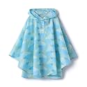 Kids Rain Poncho Hooded Waterproof Raincoat for Boys Girls