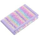 Kids Rainbow Wallet for Girls and Teens - Zipper, Magic Sticker, Novelty Coin Pocket