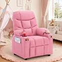 Kids Recliner Chair PU Leather Toddler Big Reclining Sofa Lounge Ages 3-12