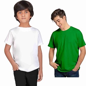 Kids Round Neck T-Shirt Half Sleeves 100