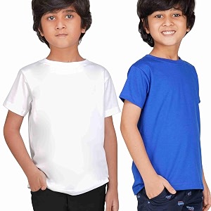 Kids Round Neck T-Shirt Half Sleeves 100