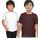 Kids Round Neck T-Shirt Half Sleeves 100