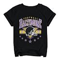 Kids Rugby Tie Dye T-Shirt Vintage Football Graphic Tee