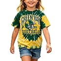 Kids Rugby Tie Dye T-Shirt Vintage Football Graphic Tee
