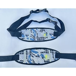 kids safety belt with reflective strips for two wheelerbikescooty 2-12 years blue by little lock protect your little champion