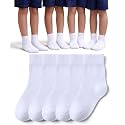 kids school uniform socks for boys and girls, Made with Soft, Breathable &amp; Durable Cotton, Anti Odour &amp; Moisture Absorbent, Ankle Length - pack of 5, School, Sports,All Day use