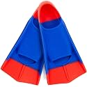 Kids Short Swim Fins, Lap Training Flippers for Pool Youth Beginners