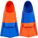 Kids Short Swim Fins, Lap Training Flippers for Pool Youth Beginners
