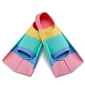 Kids Short Swim Fins, Lap Training Flippers for Pool Youth Beginners