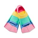 Kids Short Swim Fins, Lap Training Flippers for Pool Youth Beginners