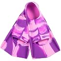 Kids Short Swim Fins, Lap Training Flippers for Pool Youth Beginners