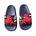 Kids Slide Sandals with Spider Character Design, Slip-On Style