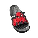 Kids Slide Sandals with Spider Character Design, Slip-On Style