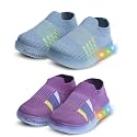 Kids Slip-On LED Light Shoes Pack of