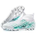Kids Slip On Soccer Cleats for Boys Girls Youth Training Football Shoes