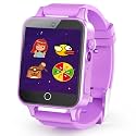 Kids Smart Watches Girls Age 5-12 with 30 Puzzle Games, HD Camera Kids Watch, Learn Card, Music Player, Pedometer, Flashlight, Birthday Gifts Toys for Girls