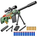Kids Sniper Toy Rifle with Scope, Bipod &amp; Soft Foam Darts (AWM)