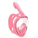 Kids Snorkel Mask Full Face, Snorkeling Gear for Kids with Camera Mount, 180 Degree Panoramic View Snorkeling Set Anti-Fog Anti-Leak