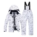 kids snowsuit ski suit pants jacket waterproof snowbibs for boys girls raincoat