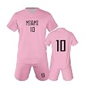 Kids Soccer Jersey and Shorts Set, Youth Uniform for Boys and Girls
